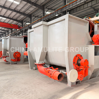 Equipo de proceso completo Amulite para tablero de fibrocemento Planta llave en mano ISO 9001 Bomba PLC de motor de embalaje por lotes certificada
