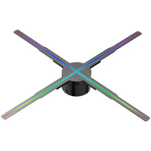 Ventilateur 3D holographique d'extérieur avec image 3D Ventilateur de lampes à LED holographiques Ventilateur publicitaire double face <span class=keywords><strong>Projecteur</strong></span> d'hologramme - Product Image 6