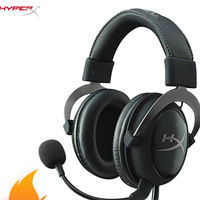 Headset Gaming HyperX Cloud Alpha Berkabel dengan Driver Dual Chamber, Kenyamanan Legendaris, Rangka Aluminium, Mikrofon Lepas Pasang