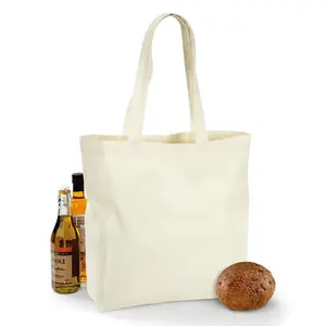 Borsa shopper in cotone naturale personalizzata per merchandising - Product Image 1