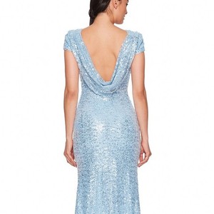 Vestido largo <span class=keywords><strong>de</strong></span> verano con lentejuelas para <span class=keywords><strong>dama</strong></span> <span class=keywords><strong>de</strong></span> <span class=keywords><strong>honor</strong></span>, estampado, <span class=keywords><strong>2022</strong></span> - Product Image 3