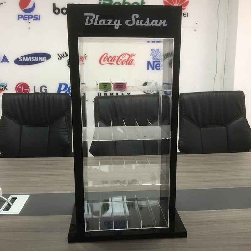 Lightup Heavy Duty Metallic Supermarket Cigarette Display Rack with LED for Retail Shops and Shopping Malls — view 6