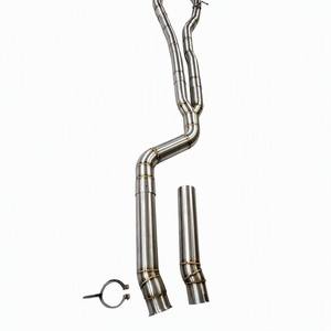 Sistema de Escape de Alto Rendimiento Cat Back para <span class=keywords><strong>BMW</strong></span> <span class=keywords><strong>X3</strong></span> M40i X4 M40i G01 G02 B58 3.0L, Puntas Valvetronic Soldadas con TIG en Acero Inoxidable, ODM - Product Image 6