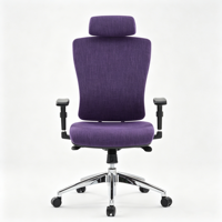 Chaise de bureau ergonomique en maille avec siège pivotant, matériaux en mousse et tissu pour usage domestique ou professionnel - Fournisseur OEM en gros