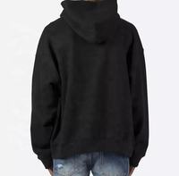 Hoodie Kustom Grosir Ukuran Besar Polos Tanpa Motif 460 Gsm Sweatshirt Berat 100% Katun Hoodie Pullover untuk Pria