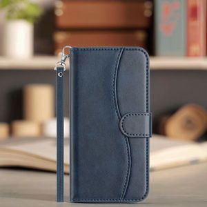 Cartera de Negocios de Cuero PU, Funda para Teléfono Móvil con Espacio para Tarjetas, para Samsung <span class=keywords><strong>Galaxy</strong></span> S25 S24 S23 Ultra Plus, para <span class=keywords><strong>iPhone</strong></span> 17 16 15 14 Pro Max - Product Image 3