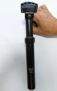 Tige de suspension télescopique en alliage d'aluminium pour <span class=keywords><strong>VTT</strong></span> avec commande par câble, course réglable 60-175 mm, diamètre 31,6/30,9 mm - Product Image 5