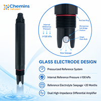 Sonde de pH à immersion industrielle en ligne PHG-206 3/4 NPT IP68 pour la surveillance continue de la qualité de l'eau dans les réservoirs et les conduites