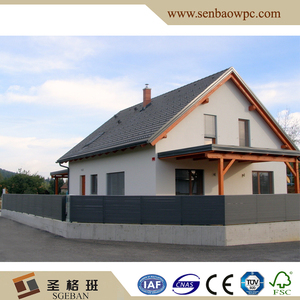 Privacy divisore <span class=keywords><strong>legno</strong></span> composito di plastica esterno cortile wpc pannelli recinzione composito recinzione esterna involucro schermo esterno - Product Image 3