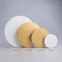 Plateau à gâteau en carton alimentaire, emballage personnalisé, fabricant conforme PPWR, base de gâteau biodégradable