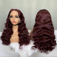 Precio al por mayor Sdd P4/27 Cutícula cruda alineada cabello vietnamita, 26 "Ocean Wave 13*4 Peluca frontal Peluca de cabello humano de buena calidad Proveedor