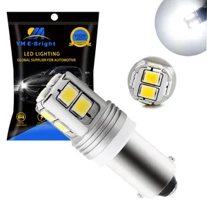 9-30V Error Free Canbus White Auto Reverse Lights Led BA9S 2835 10 SMD T11 T4W 750Lm Nonpolarity Car Turn Signal Led Bulb