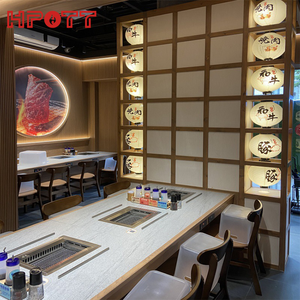 Hàn Quốc Nhật Bản không khói BBQ nướng bảng kim loại Yakiniku nướng với thông gió cho ăn uống nhà bếp khách sạn sử dụng - Product Image 4