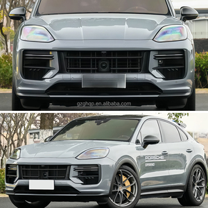 Couvre-pare-chocs avant pour <span class=keywords><strong>Porsche</strong></span> <span class=keywords><strong>Cayenne</strong></span> 9Y0.2 Turbo GT 2024, matériau PP apprêté non peint, remplacement du pare-chocs avant 9Y0, kit carrosserie - Product Image 3