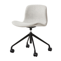 Chaise de bureau de direction ergonomique en tissu avec hauteur réglable pour atelier et bureau