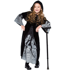 Costume d'Halloween squelette d'<span class=keywords><strong>horreur</strong></span> de haute qualité, très demandé, pour fête parent-enfant, cosplay, enfants et adultes - Product Image 3
