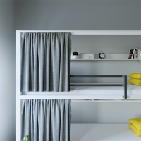 Service de Conception 3D Gratuit en Usine Lits Superposés Métalliques Simples et Doubles Durables et Modernes pour Adultes Étudiants Appartement et École