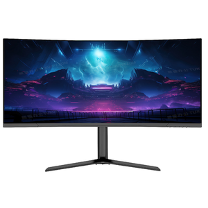 Moniteur d'ordinateur de bureau <span class=keywords><strong>QLED</strong></span> 34 pouces <span class=keywords><strong>4K</strong></span> UHD 10 bits HD-MI 165Hz écran LCD moniteur écran tactile grand écran 144Hz pour <span class=keywords><strong>PC</strong></span> - Product Image 1