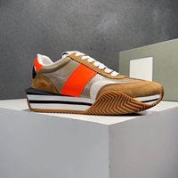 Chaussures de sport décontractées de haute qualité, respirantes, confortables, durables, avec doublure en cuir véritable et tissu tendance