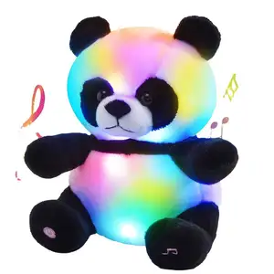 Botu Großhändler Benutzer definierte LED Panda Plüsch tier Leuchtendes weiches Plüsch tier Nachtlicht Musik weiß Noise Machine Baby