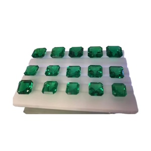 พลอยมรกตสังเคราะห์ขายส่ง รูปทรง Asscher Cut และ Cushion Cut สีสันหลากหลาย ขนาด 0.5 กะรัต 1 กะรัต 5 กะรัต สำหรับทำเครื่องประดับ - Product Image 2