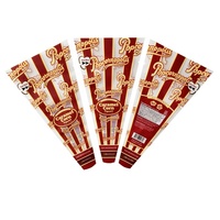 Triangle Bonbons Sac Forme Spéciale Popcorn Sac Triangle Cône Laminé En Plastique Transparent Pâtisserie Sac