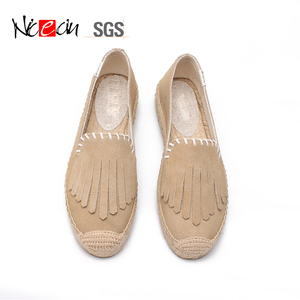Nicecin vente <span class=keywords><strong>en</strong></span> <span class=keywords><strong>gros</strong></span> mode classique gland décontracté jute sandales semelles pour chaussures espadrilles femmes - Product Image 4