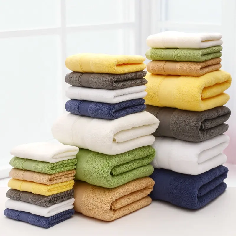 Nuovi asciugamani da bagno 70*140 di spessore 650g per aumentare le vendite dirette della fabbrica di asciugamani da bagno in cotone per adulti