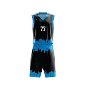 Maillot et short de basketball personnalisés sublimés, fabriqués au Pakistan, les plus vendus, anti-humidité, pour équipes adultes - Product Image 3