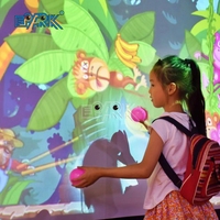 Jeux de Projection interactifs holographiques 5d 7d, jeux d'intérieur pour enfants, jeu Vr, jeu interactif 3d, projecteur de sol