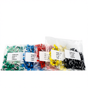 Bouchon isolant en cuivre pour <span class=keywords><strong>tube</strong></span> de type 22-4AWGE, borne de connexion 0,3/0,5/0,75/1/1,5/2,5/4/6/10/<span class=keywords><strong>16</strong></span>/25 mm ㎡   100 pièces par paquet - Product Image 2