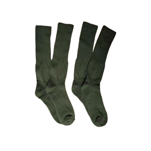 Chaussettes <span class=keywords><strong>de</strong></span> travail kaki en gros pour hommes, chaussettes <span class=keywords><strong>de</strong></span> travail épaisses et rembourrées vert olive pour bottes à embout d'acier, randonnée et activités <span class=keywords><strong>de</strong></span> plein air - Product Image 1