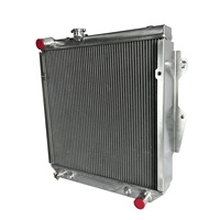Radiador de aluminio para Toyota LandCruser Prado BJ73 LJ7 RJ7 HZJ7 PZJ7 KZJ7 FJ75 HZJ7 PZJ7 KZJ7 1KZ 1KZTE Tanque de agua-Piezas de automóvil