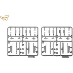 Kit de modèle en plastique transparent pour drone MQ-1C à l'échelle 1/48 avec pièces photoémaillées, gris, 113 pièces - Product Image 2