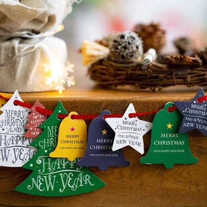 Etiquetas colgantes festivas personalizadas para embalaje y decoraciones <span class=keywords><strong>de</strong></span> <span class=keywords><strong>regalo</strong></span> <span class=keywords><strong>de</strong></span> vacaciones, etiquetas colgantes <span class=keywords><strong>de</strong></span> papel impresas en offset, etiquetas <span class=keywords><strong>de</strong></span> <span class=keywords><strong>regalo</strong></span> <span class=keywords><strong>de</strong></span> <span class=keywords><strong>Navidad</strong></span> - Product Image 2