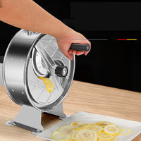 Eenvoudige Bediening Aardappelschiller Groente Fruitsnijmachine Bananensnijder Ui Snijmachine