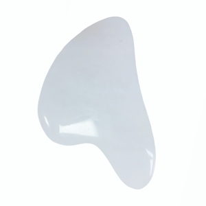 Outils de soin de la peau en jade blanc pour le lifting du visage, forme personnalisée, Gua Sha blanc pour le visage - Product Image 5