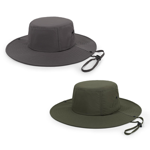 Custom Patch Logo Quick Dry Fit Bucket Hat With <b>String</b>,Fashion Mens Fisherman Wide Brim Rope Safari Cap - Product Image 5