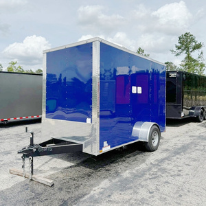 Camion Toilette Mobile Completamente Attrezzato, Rimorchio Bagno di Lusso Blu Monoasse con Aria Condizionata per Festival all'Aperto - Product Image 2