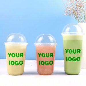 Vasos Desechables de PP de Pared Simple, Transparentes Esmerilados, Ecológicos, en Forma de U, para Bebidas Frías y Leche, de 380 ml, 500 ml y 700 ml, con Logotipo Personalizado - Product Image 3