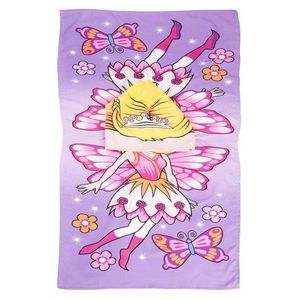 Toalla con diseño de hadas para niños, 60x120cm, para uso en piscinas - Product Image 1
