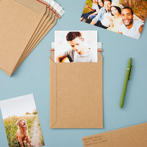 Venta Directa de Fábrica, Sobres Pequeños Reforzados, Papel Kraft Biodegradable Blanco, Bolsas para Documentos sin Imprimir, Listos para Enviar - Product Image 3