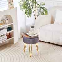 Mobilier turc moderne tabouret lounge bouffant luxe rose rouge beige noir bleu velours marocain pouf rond siège de chaise pouf