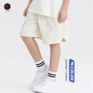 TITI CHINA Lieferant 2-14Y Hosen für Kind Baumwollstoff Kinder kurz bedruckt weiße Shorts für Kinder Jungen