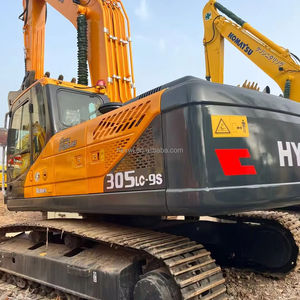 Excavatrice sur chenilles Hyundai d'occasion haute performance 305LC-9S (2023) avec moteur Cummins, pompe et roulement, équipement de construction lourd de 30 tonnes - Product Image 1