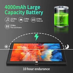 Tablet <span class=keywords><strong>Windows</strong></span> de 10.1 Pulgadas, 6 GB de RAM, 64 GB de Almacenamiento, Pantalla HD IPS Capacitiva, MTK Educativo, Cámara Dual, Teclado, Base de Conexión, SSD, Red 4G - Product Image 5