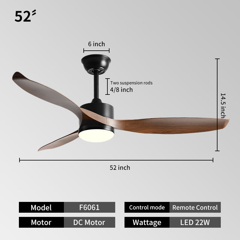 52INCH-Black+ Walnut