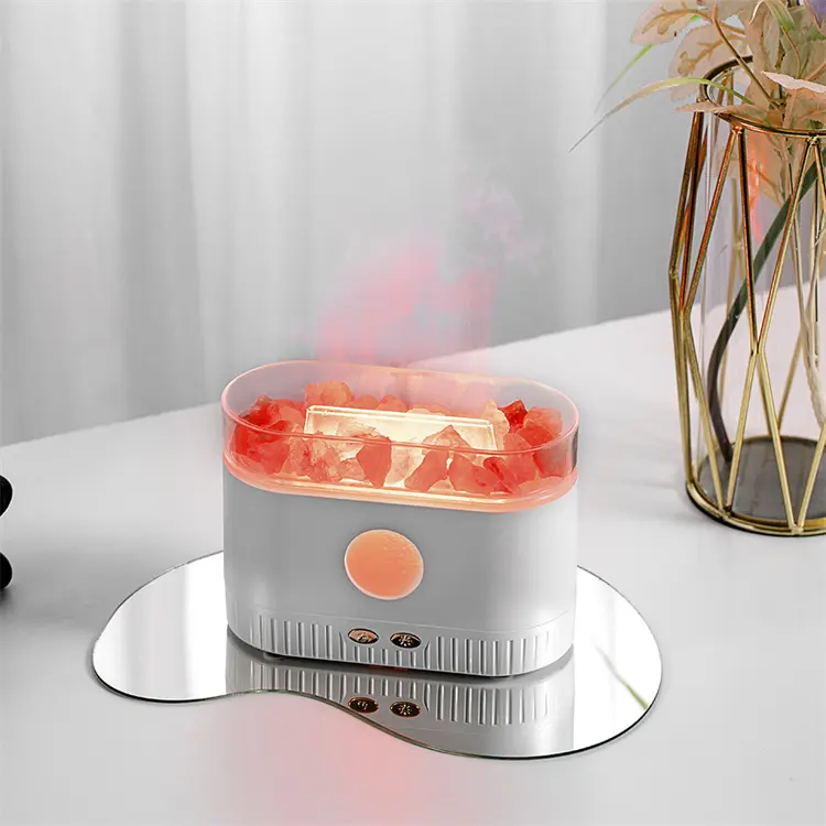 7 색 빛 디퓨저 쿨 안개 가습기 룸 장식 침실 소금 램프 가습기 차가운 초음파 가습기
