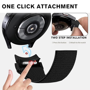 Correas de Repuesto Ajustables de Nailon Tejido, Atractivas y de Alta Calidad, Compatibles con <span class=keywords><strong>Samsung</strong></span> <span class=keywords><strong>Galaxy</strong></span> <span class=keywords><strong>Watch</strong></span> <span class=keywords><strong>5</strong></span> 40mm 44mm - Product Image 2