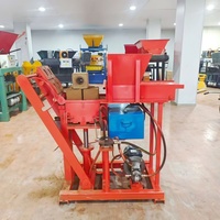 Machine à fabriquer des briques en argile à entraînement hydraulique, écoénergétique et respectueuse de l'environnement, très vendue en Inde